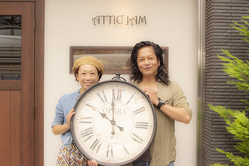ATTIC JAMと有田夫妻