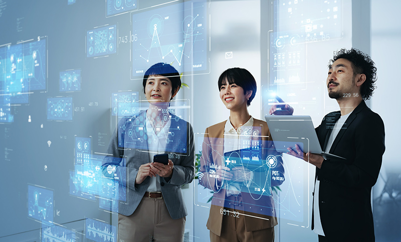 業務に必要なシステムを現場の人間が自分で手軽に開発できる「kintone」